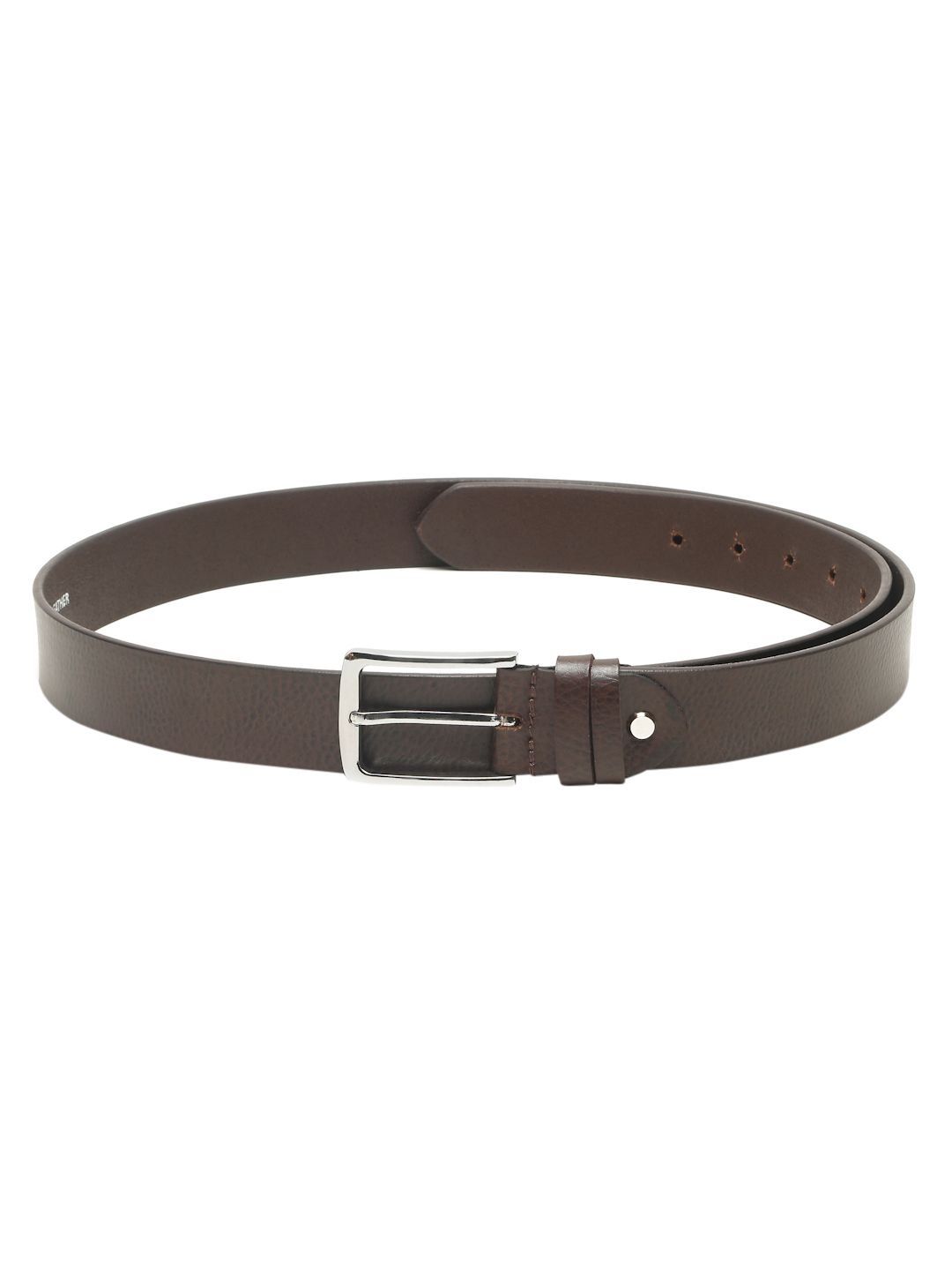 Teakwood Leathers Men Textured Leather Belt