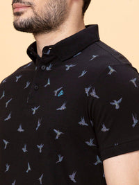Being Human Conversational Printed Polo Collar Cotton T-shirt