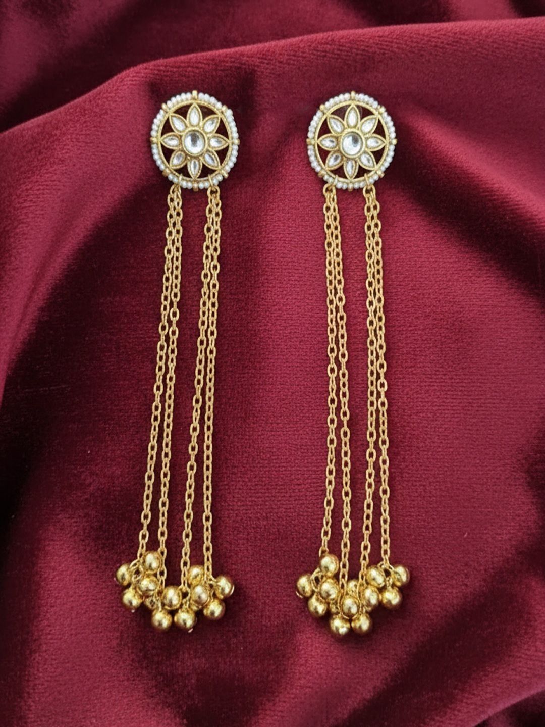 PANASH Circular Drop Earrings