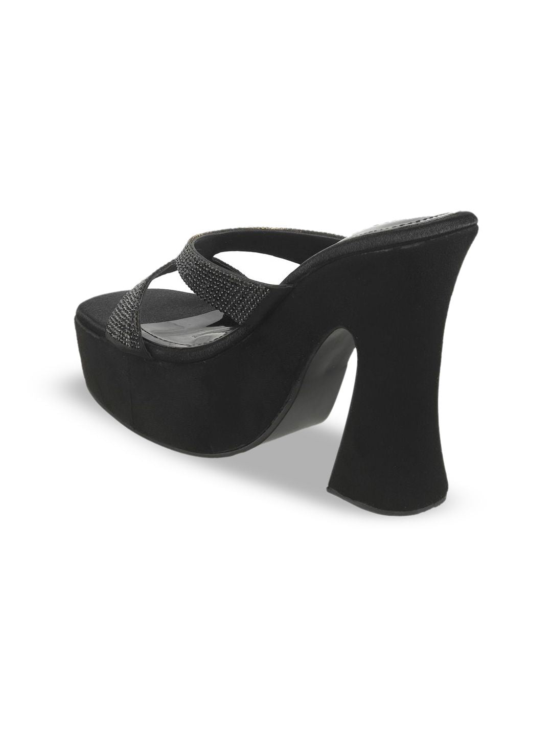 Mochi Embellished Block Sandals