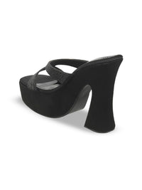 Mochi Embellished Block Sandals