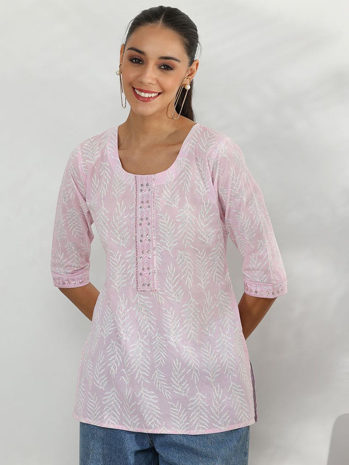 Libas Women Floral Printed Pure Cotton Kurti