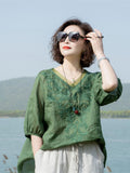 DressBerry Women Floral Print Blouson Top