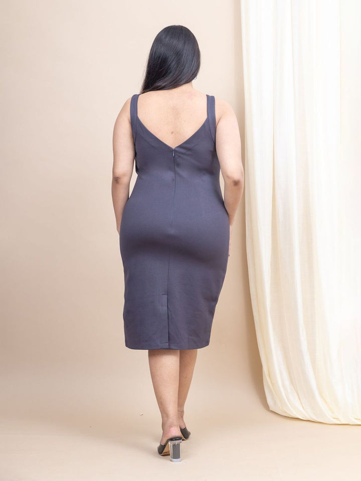 Mamicha Women Plus Size Bodycon Midi Dress