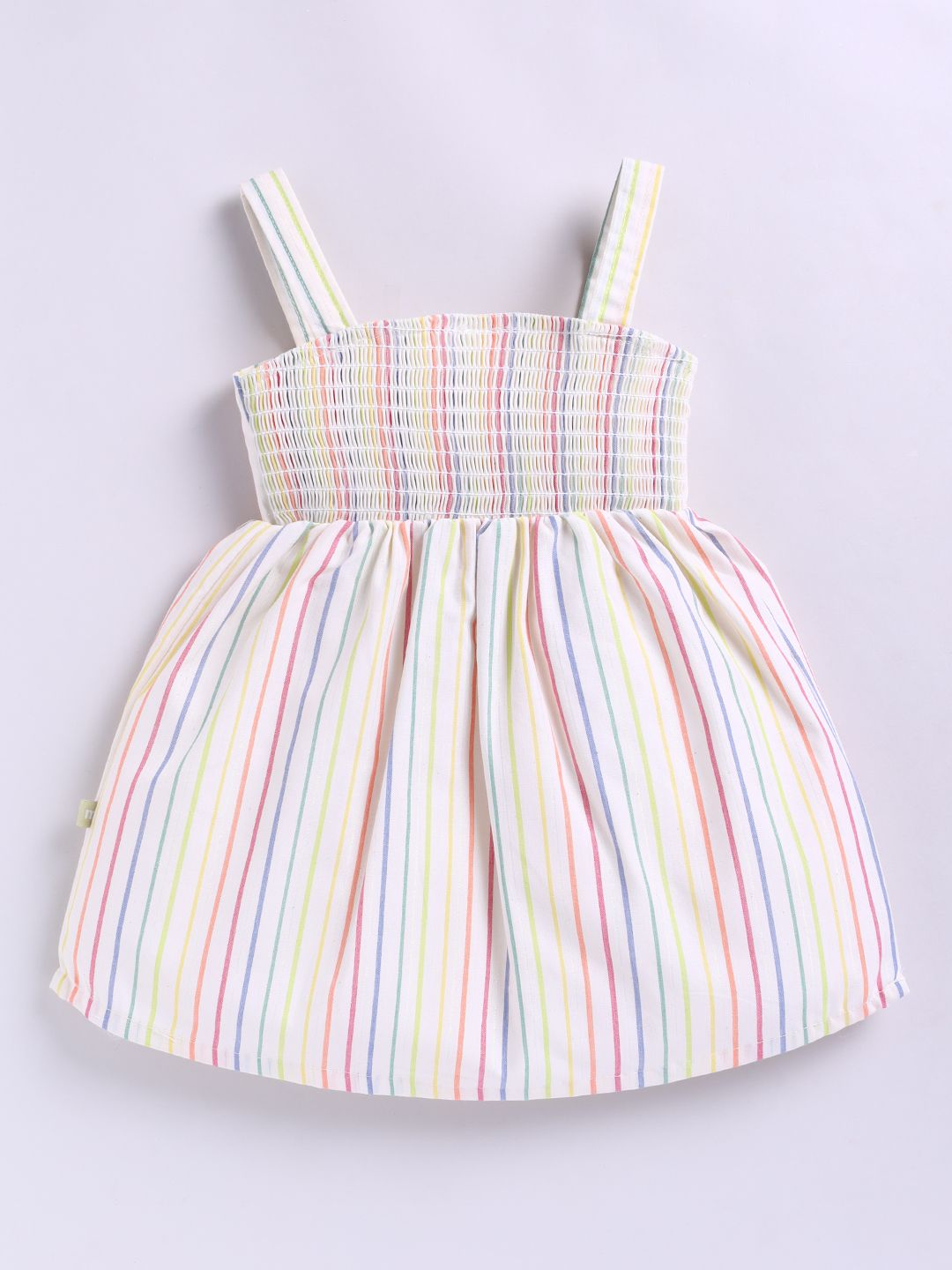 Moms Love Infant Girls Striped A-Line Dress