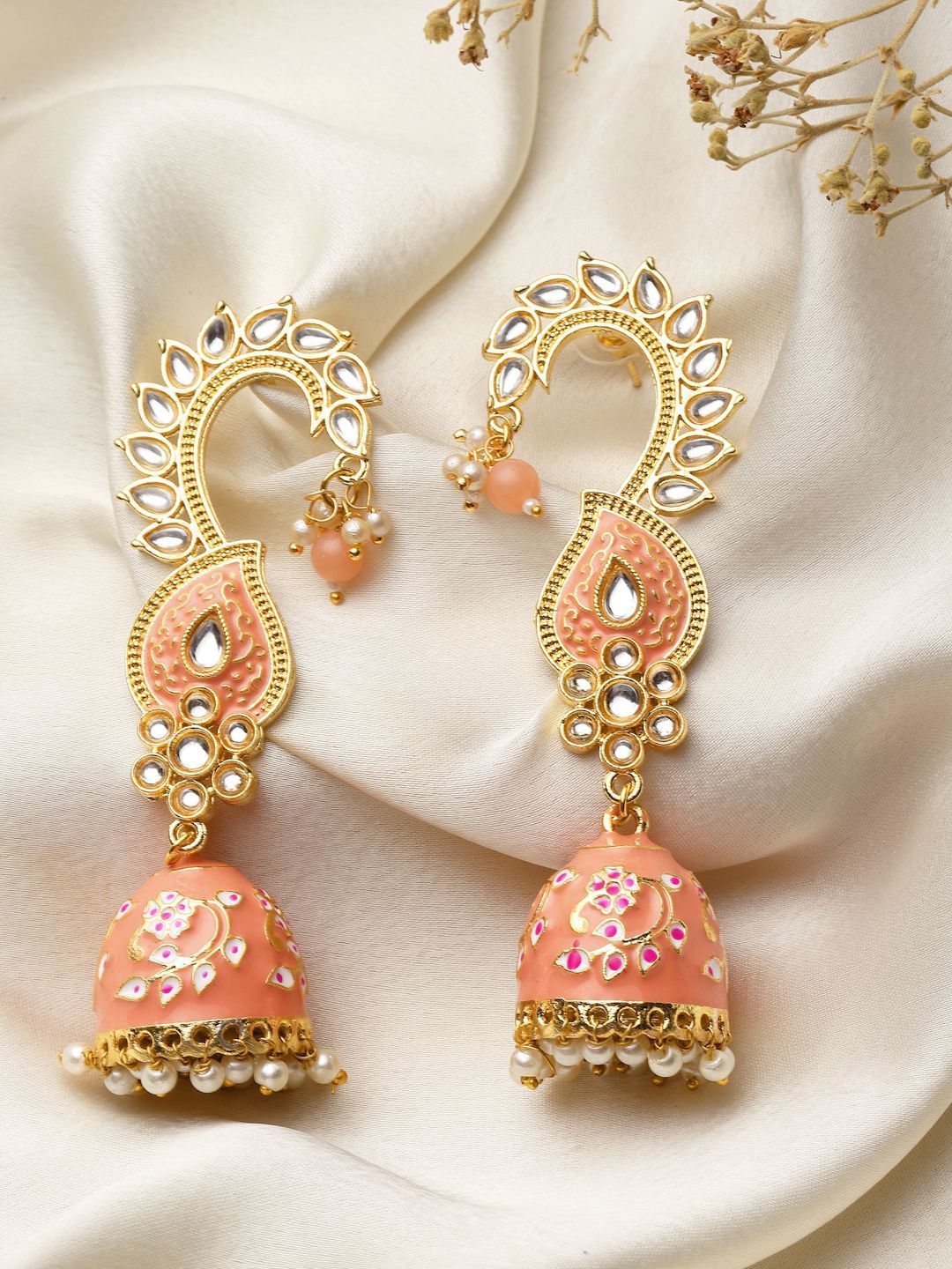 Anouk Contemporary Jhumkas Earrings