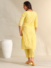 Motif Etnik Wanita Mamicha Cermin Biasa Berfungsi Kurta Kapas Tulen dengan Seluar