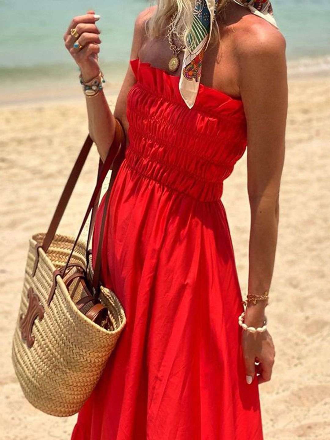 all about you Strapless Maxi Dress