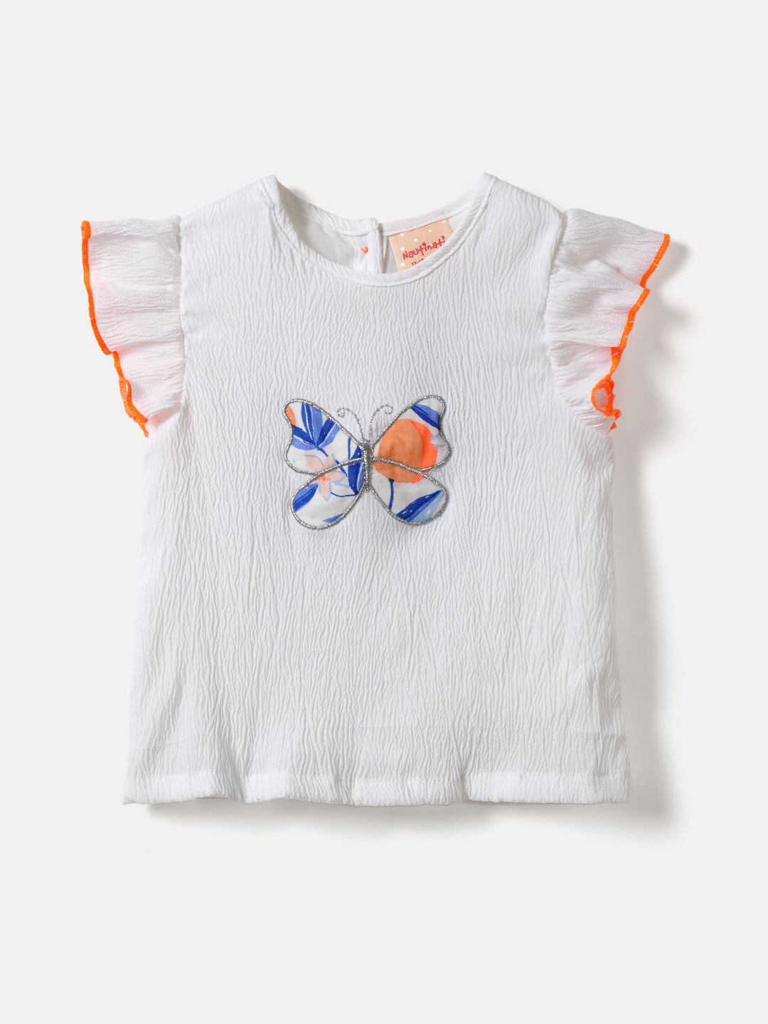 Nauti Nati Girls Printed Top with Skirt