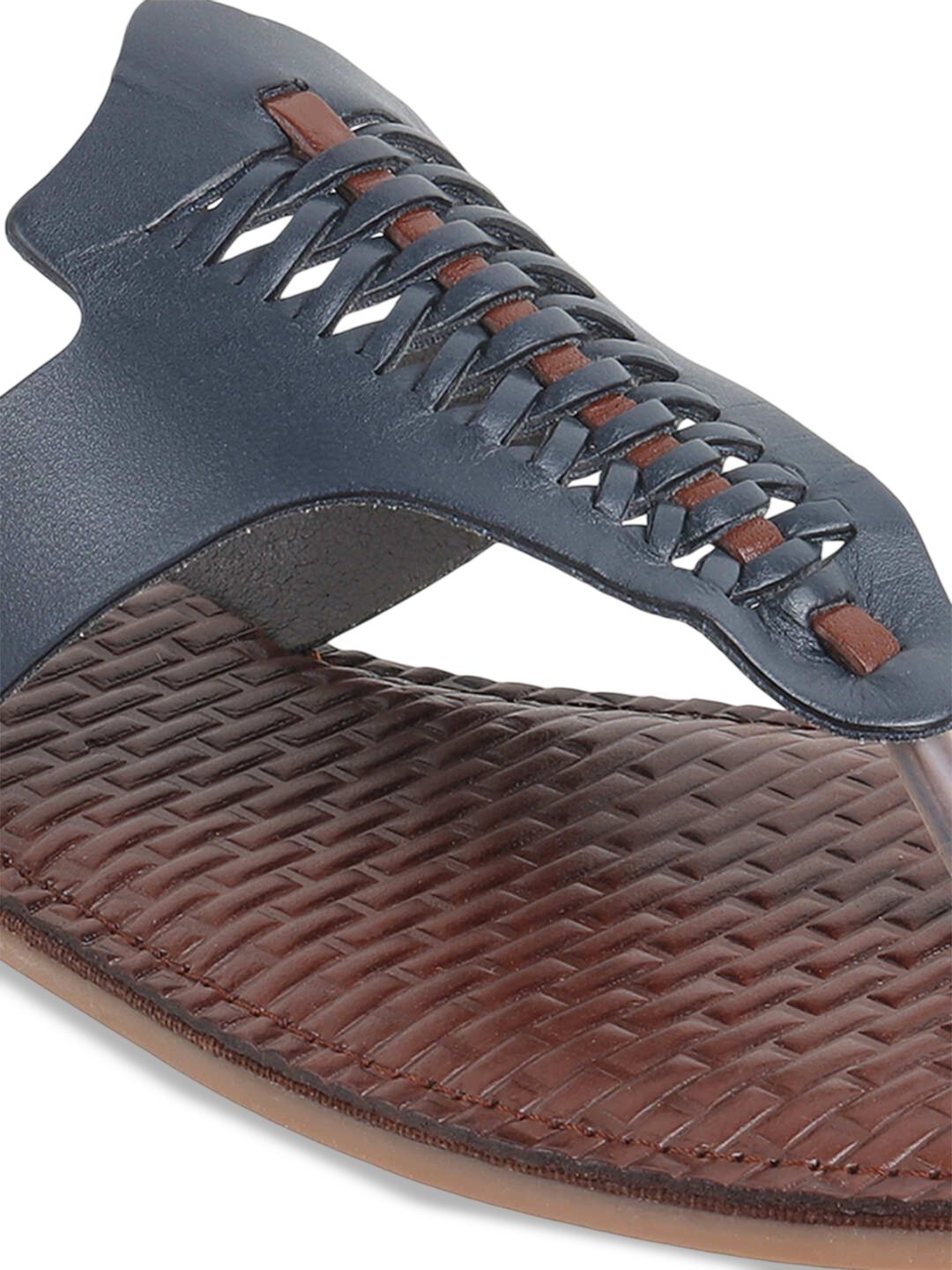 Mochi Printed Leather Wedge with Laser Cuts