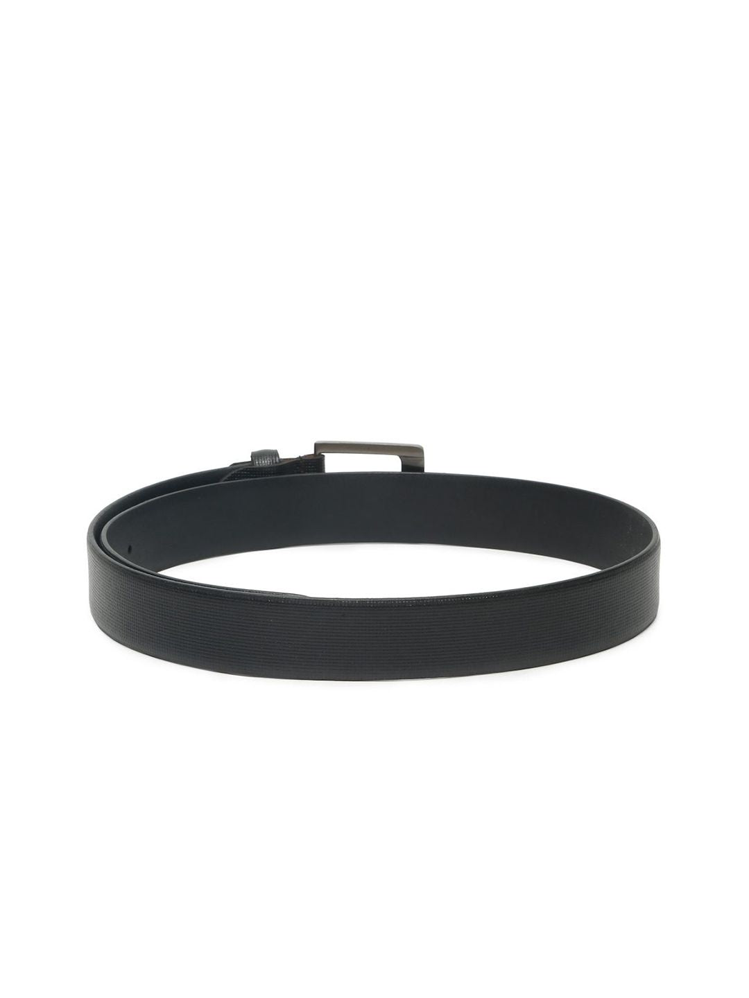 Teakwood Leathers Men Textured Leather Belt