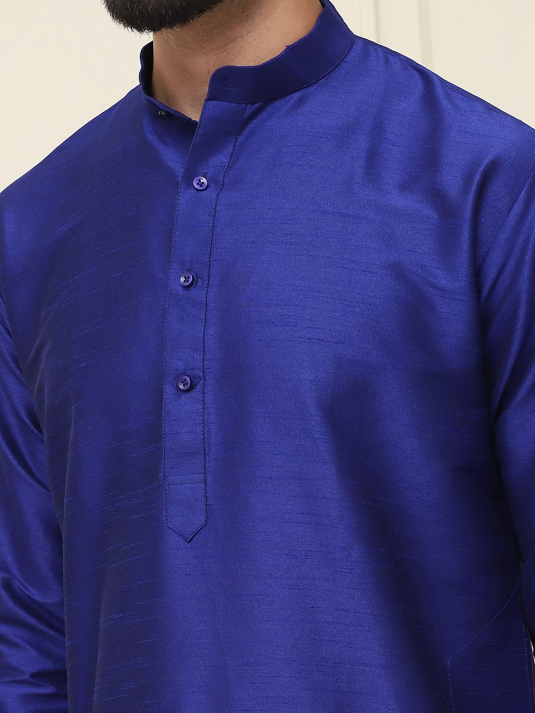 SOJANYA Mandarin Collar Kurta with Churidar