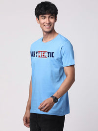 ADRO Men Graphic Printed Round Neck Cotton T-shirt