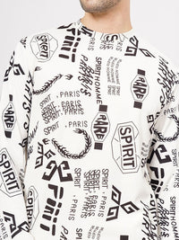 The Indian Garage Co Typography Printed Long Sleeve Sweatshirt & Shorts