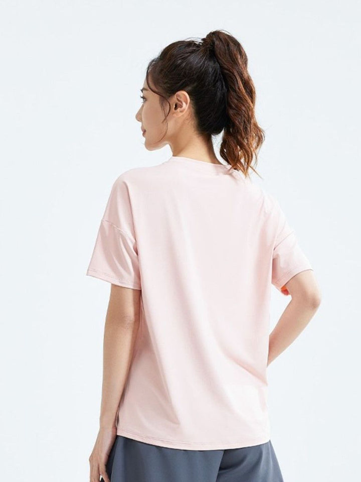 HRX by Hrithik Roshan  Women  Solid Round Neck Short Sleeve Top