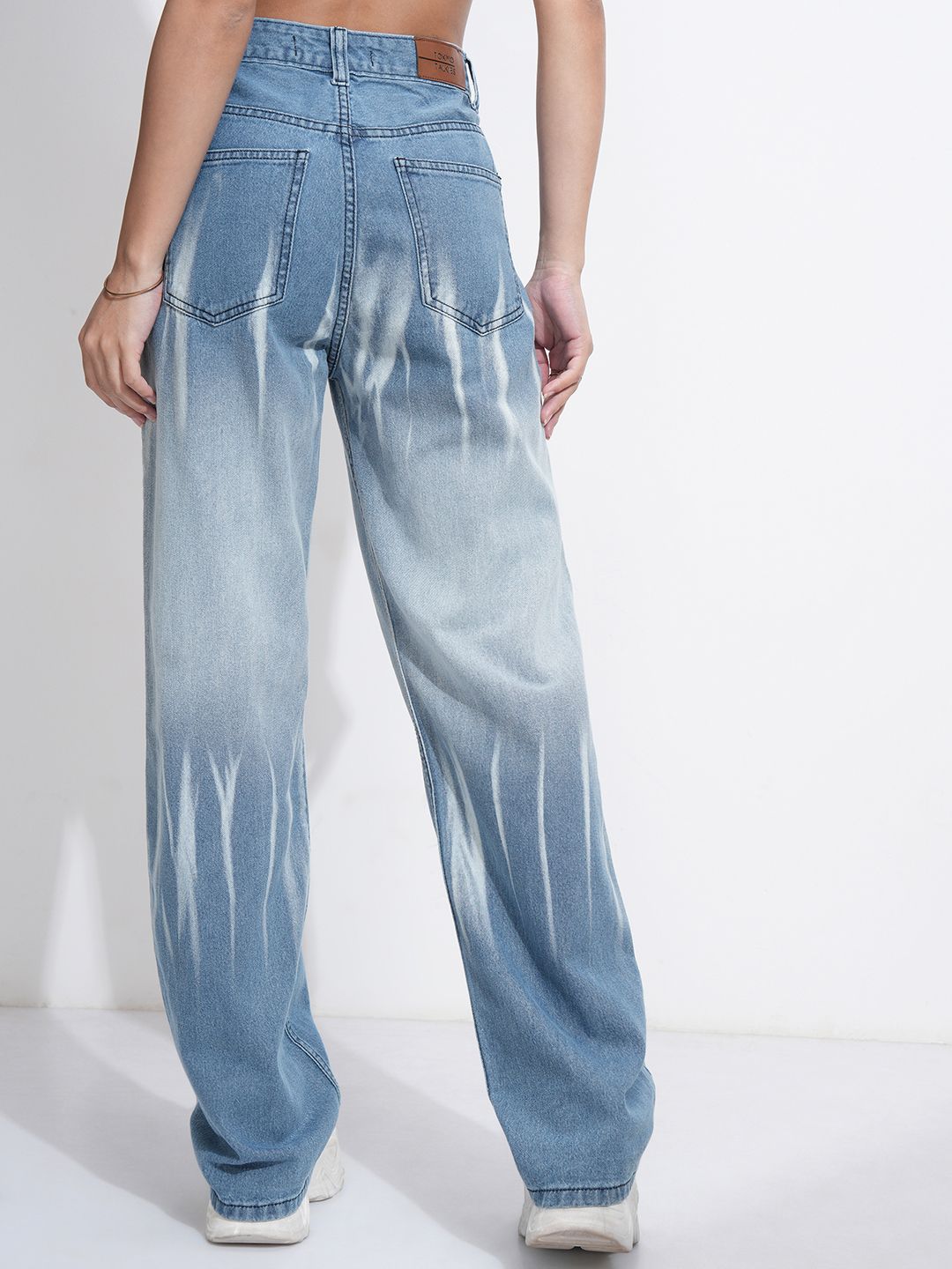 Tokyo Talkies Women High Rise Dad Fit Jeans