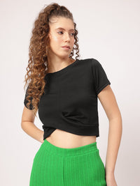 DressBerry Bold & Lovely Twisted Crop Top