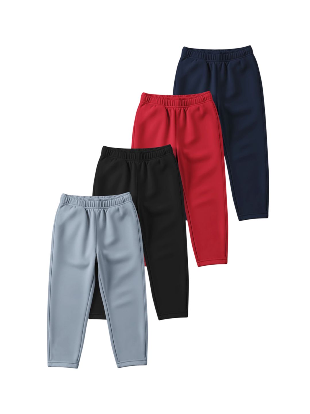 HELLCAT Boys Pack Of 4 Mid-Rise Track Pants