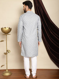 Anouk Bandhani Printed Kurta With Churidar