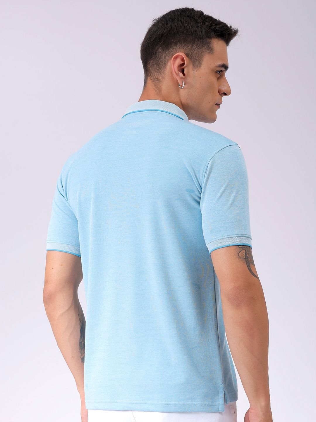The Indian Garage Co Polo Collar Slim Fit T-shirt