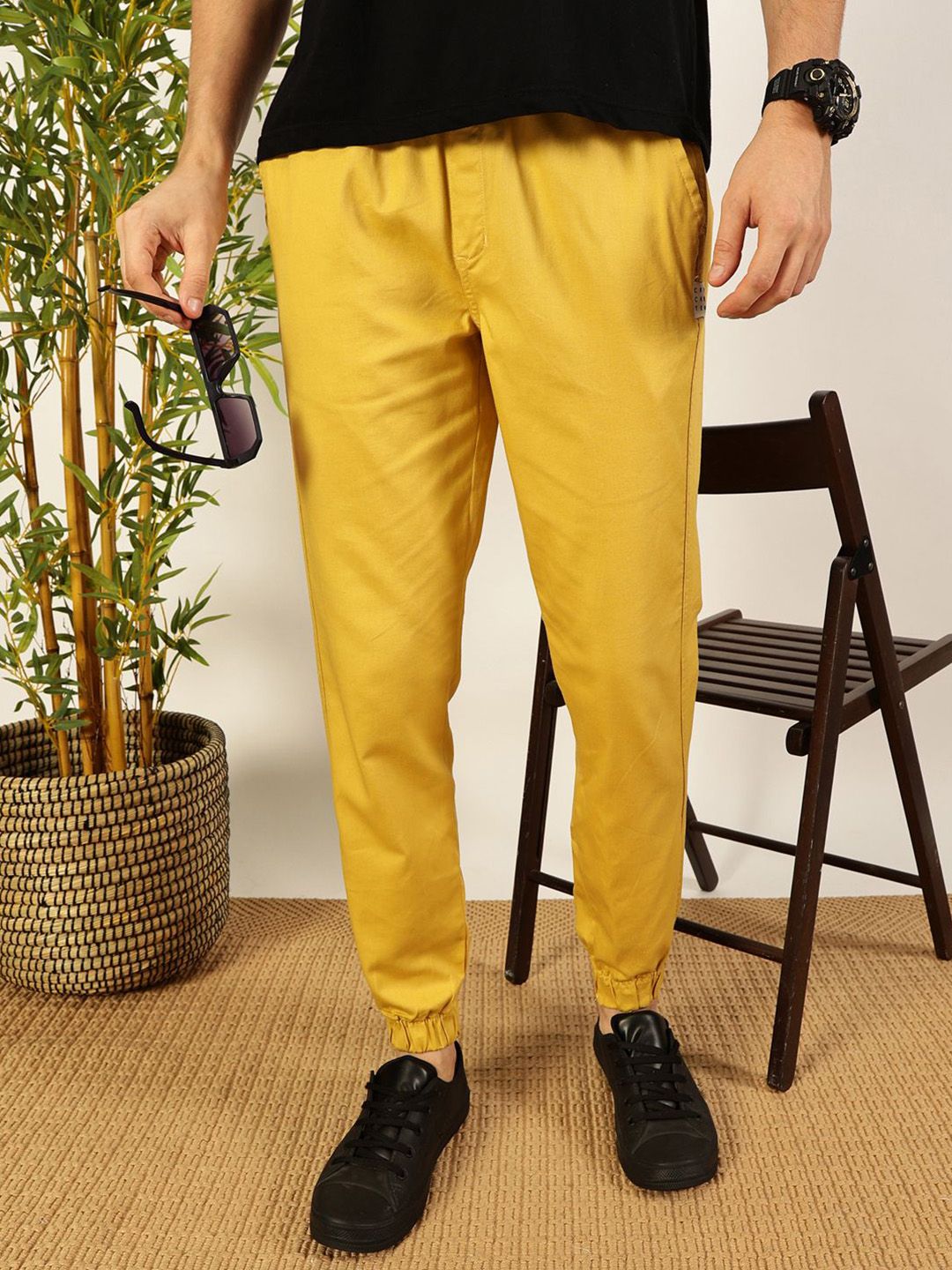 Thomas Scott Men Classic Easy Wash Joggers Trousers