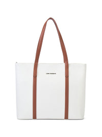 Lino Perros Structured Tote Bag with Quilted