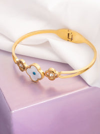 VOGUE PANASH Wanita Brass Gold-plated Bangle-Style Bracelet