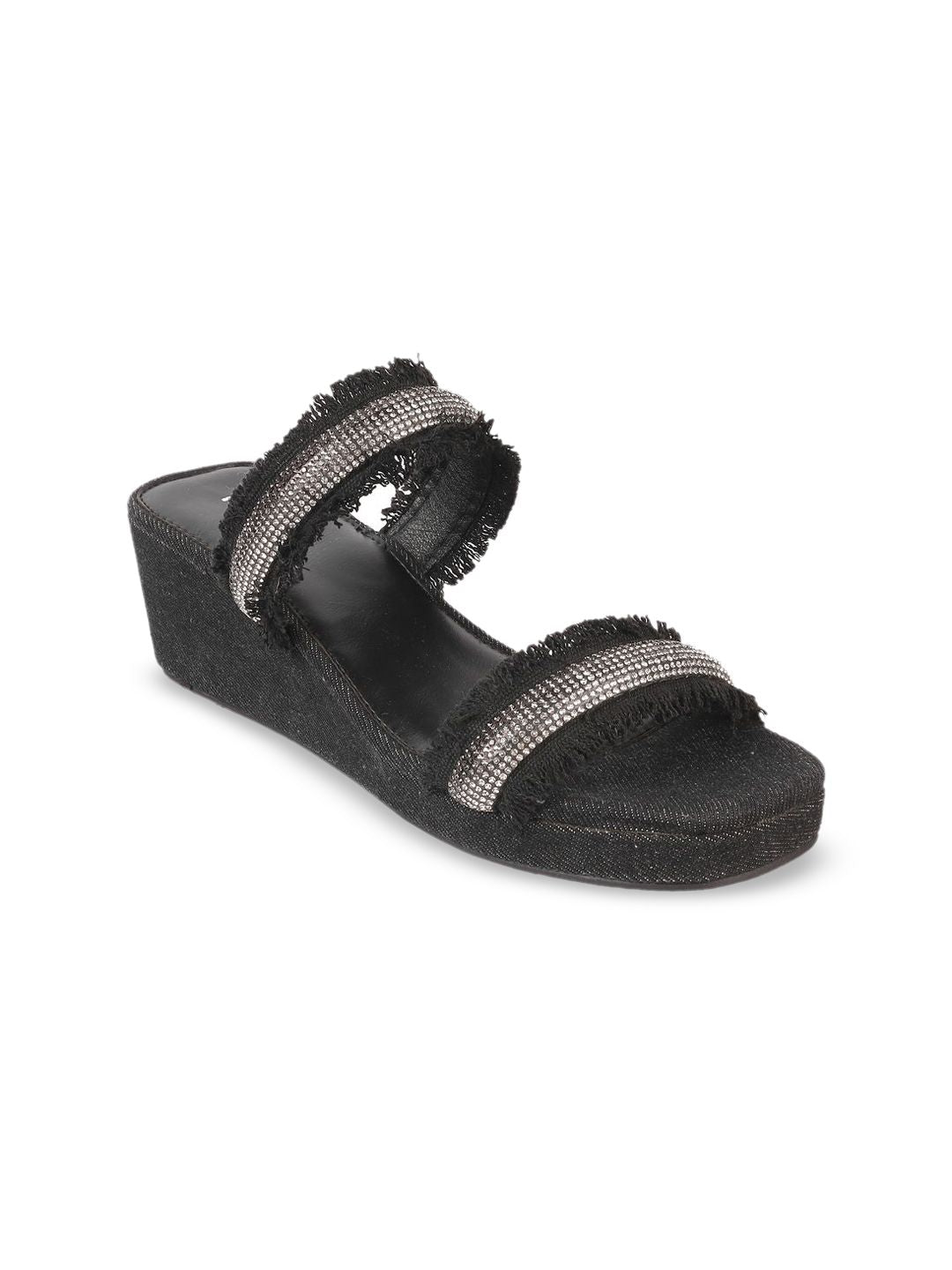 Mochi Platform Mules with Tassels