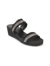 Mochi Platform Mules with Tassels