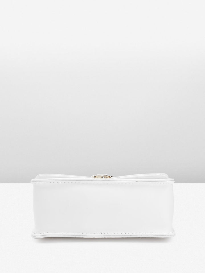 DressBerry Textured Structured Satchel