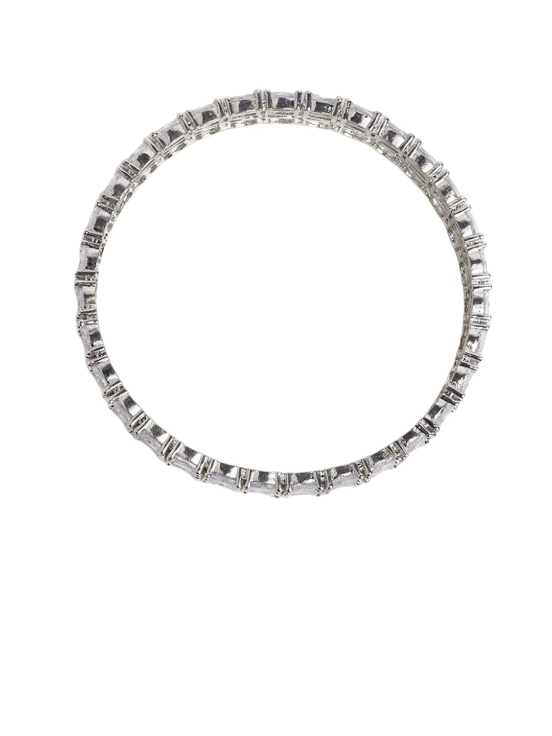 Set Anouk 2 Gelang Bertampal Berlian Amerika Bersalut Rhodium
