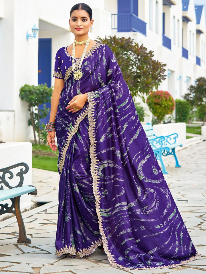 Saree mall Sequinned Poly Chiffon Sarees