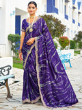 Saree mall Sequinned Poly Chiffon Sarees