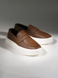 MONKSTORY Chunky Luxe Slip-On Sneakers - Tabac Brown