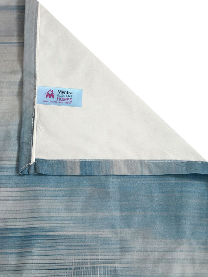 Myntra Elegant Homes Blue Floral 144 TC Cadar Tempat Tidur Single dengan 1 Sarung Bantal