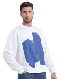 RARE RABBIT Men Printed Sweatshirt
