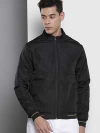 The Indian Garage Co Men Zip-Front Bomber Jacket with Insert Pockets