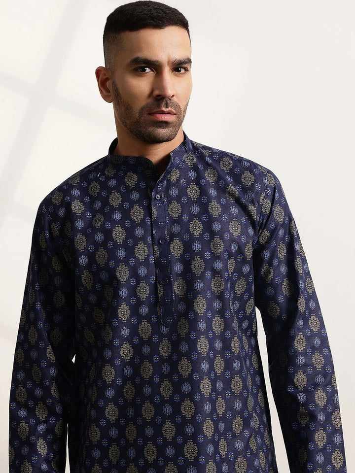Anouk Men Printed Regular Kurta with Pyjamas
