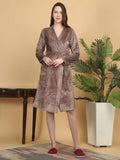 KLOTTHE Woollen Bath Robe With Belt