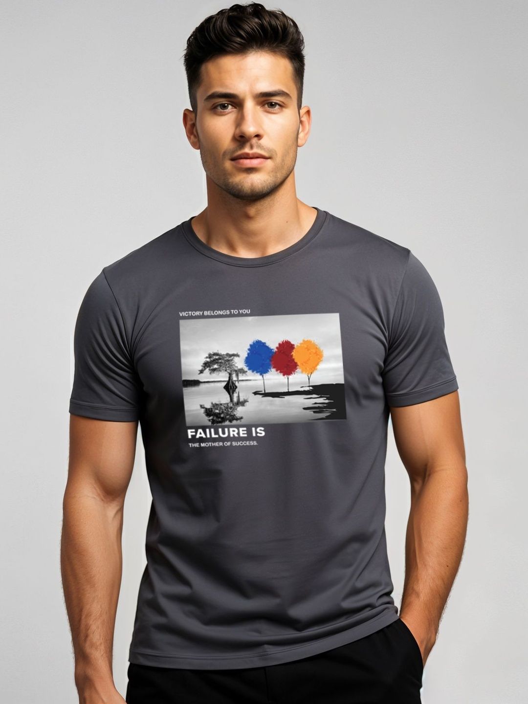 ADRO Graphic Printed Lengan Pendek Cotton Regular Fit T-shirt