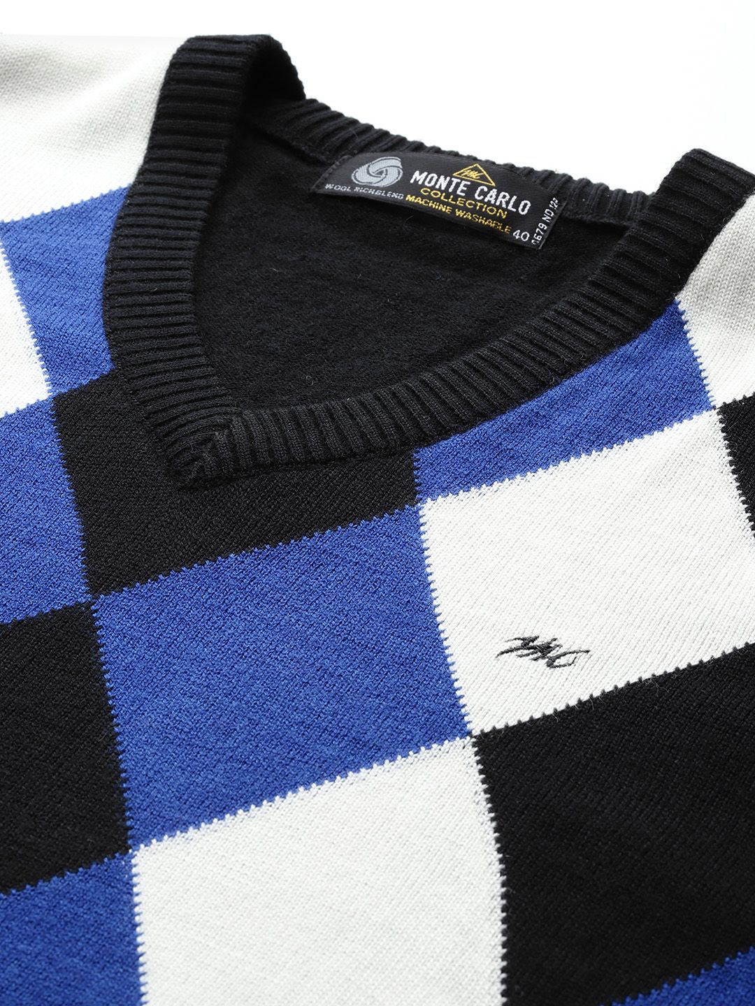Monte Carlo Argyle Design Sweater