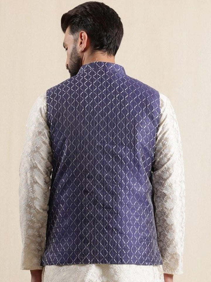 Anouk Embroidered Nehru Jacket