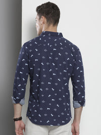 The Indian Garage Co Men Slim Fit Opaque Printed Casual Shirt