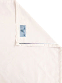 KLOTTHE Cream-Coloured & Green 300 TC King Bedsheet with 2 Pillow Covers