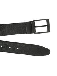 Teakwood Leathers Men Textured Leather Reversible Formal Belt