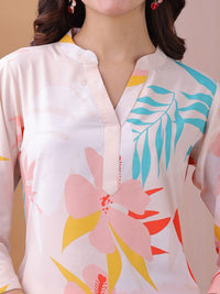 KALINI Printed Top With Trousers Co-Ords