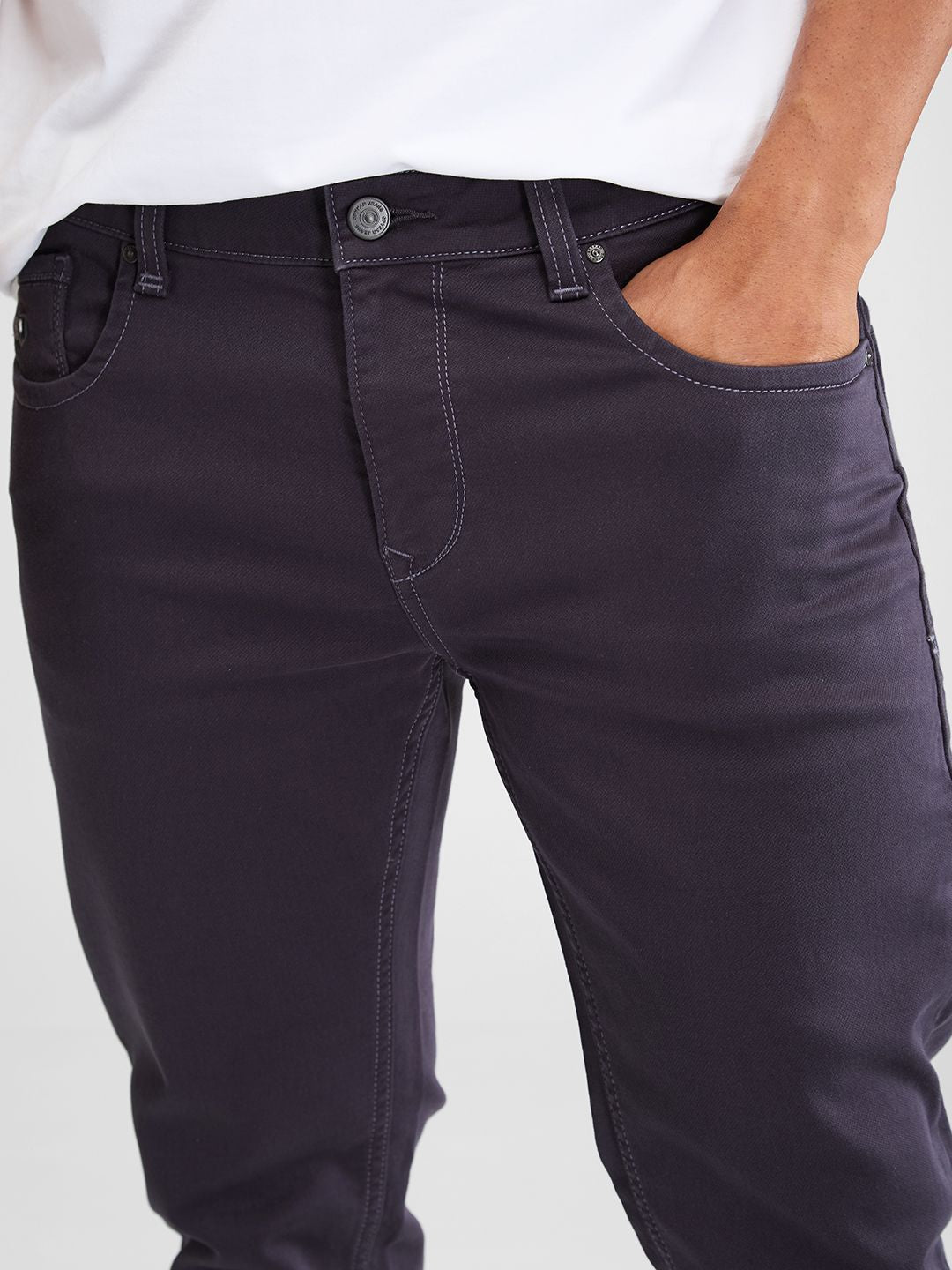 SPYKAR Men Skinny Fit Low-Rise Light Fade Stretchable Jeans