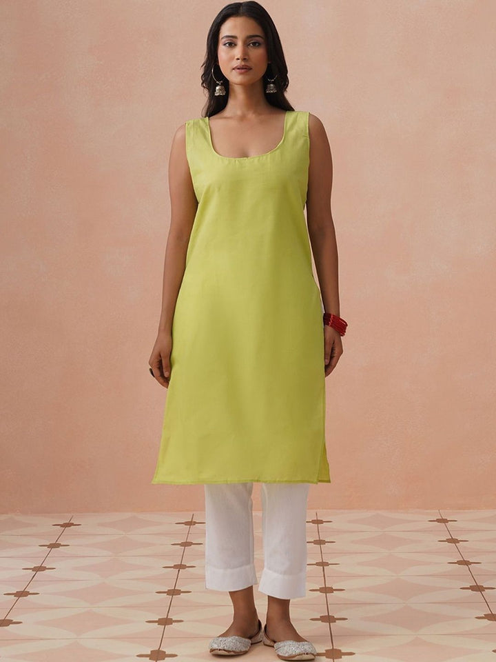 Rumah Wanita Chikankari Kerja Benang Sulam Georgette Kurta