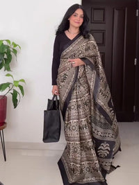 KALINI Kalamkari Printed Saree