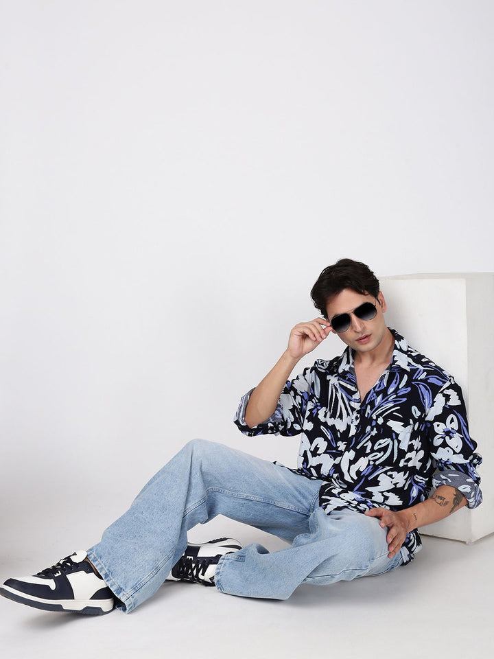 Bene Kleed Men Slim Fit Printed Casual Shirt